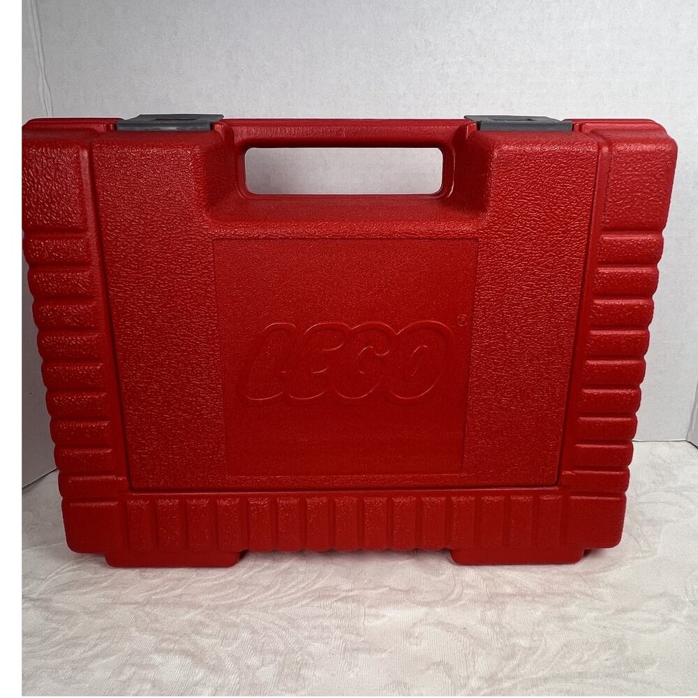 Vintage 1985 LEGO Red Storage Carrying Case Made in USA